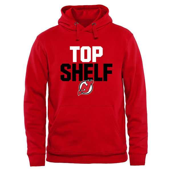 Men's New Jersey Devils Top Shelf Pullover Hoodie - Scarlet,We sell and wholesale Men's New Jersey Devils Top Shelf Pullover Hoodie - Scarlet on line form chian!